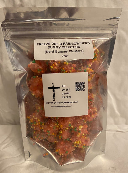 Freeze-Dried Nerd Dummies - Nerd Gummy Clusters Very Berry Flavor